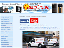 Tablet Screenshot of climaonuba.com